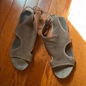 Unique lace up sandals
